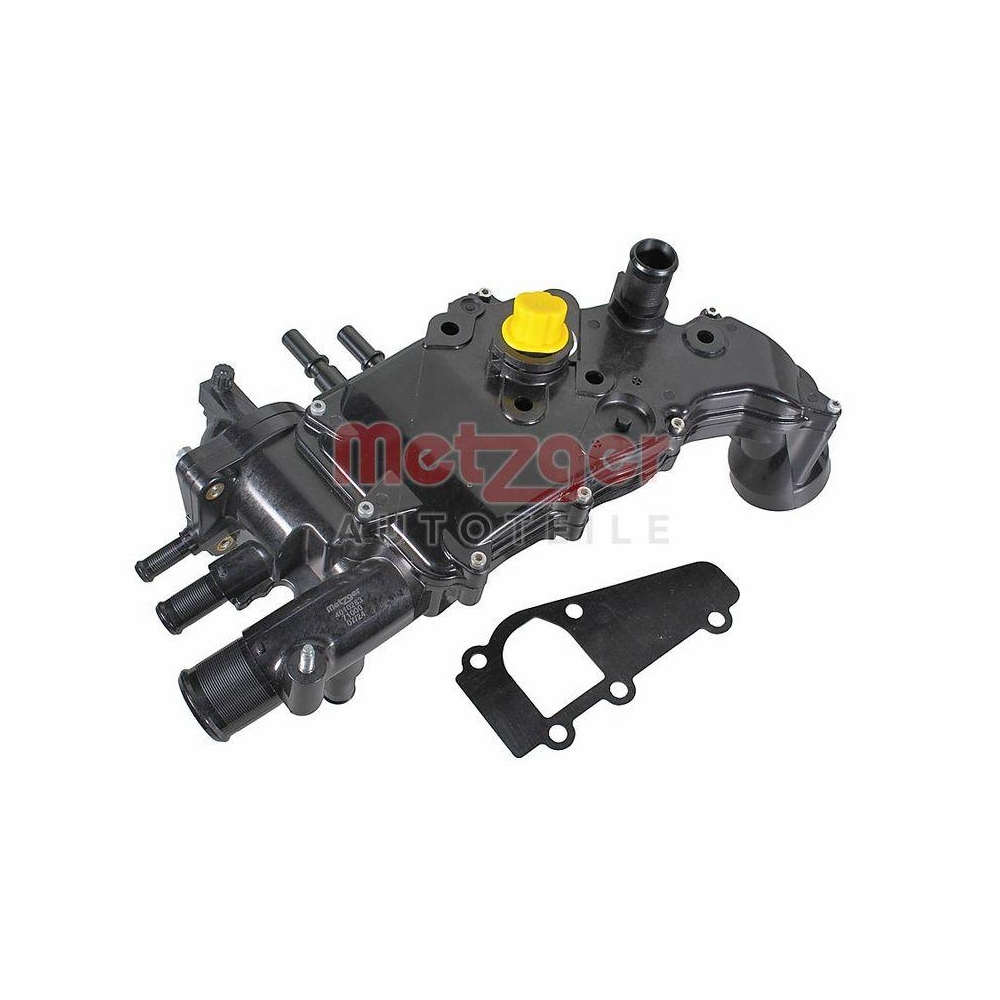 Thermostatgehäuse METZGER 4010283 für CITROËN PEUGEOT