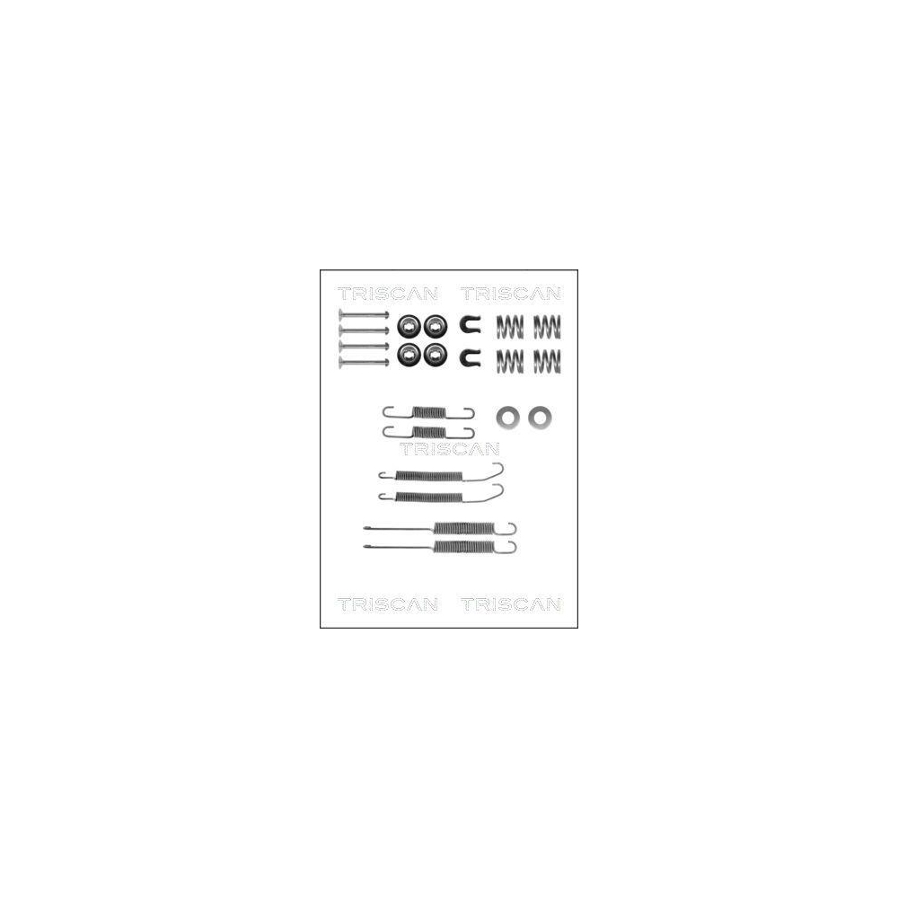 Zubeh&ouml;rsatz, Bremsbacken TRISCAN 8105 142559 f&uuml;r, Hinterachse