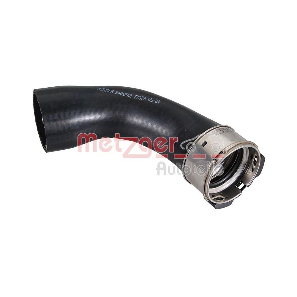 Ladeluftschlauch METZGER 2401242 für FIAT, Ladeluftkühler, rechts, unten