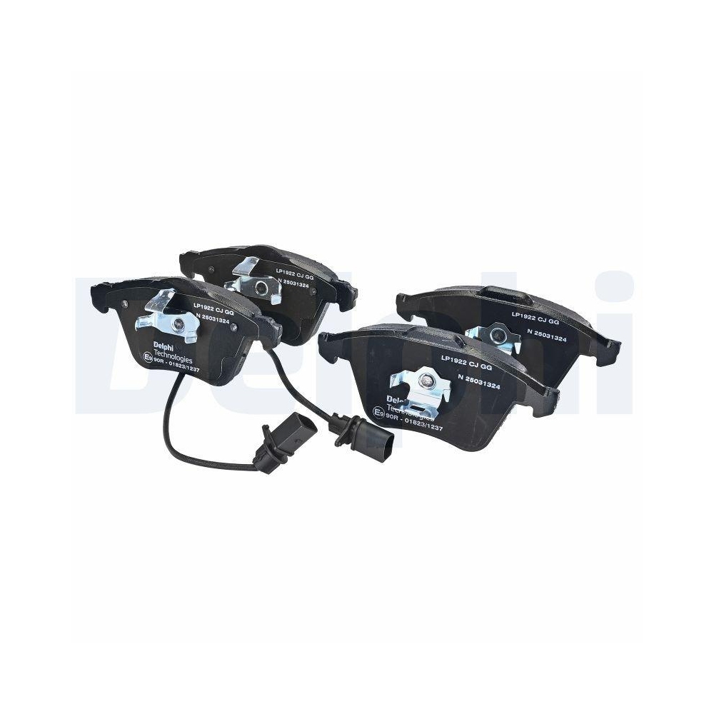 DELPHI LP1922 Bremsbelagsatz, Scheibenbremse f&uuml;r AUDI SEAT VW AUDI (FAW)