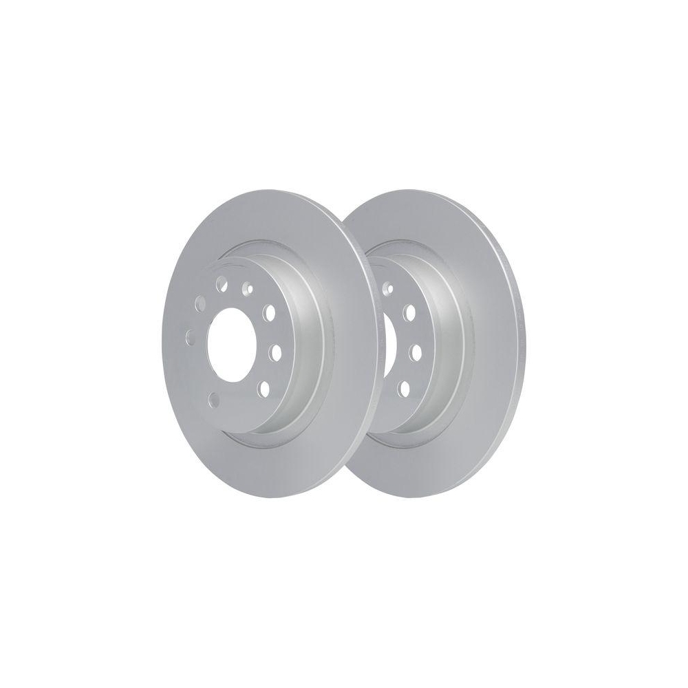 Bremsscheibe ATE 24.0112-0157.1 f&uuml;r FIAT OPEL SAAB VAUXHALL, Hinterachse