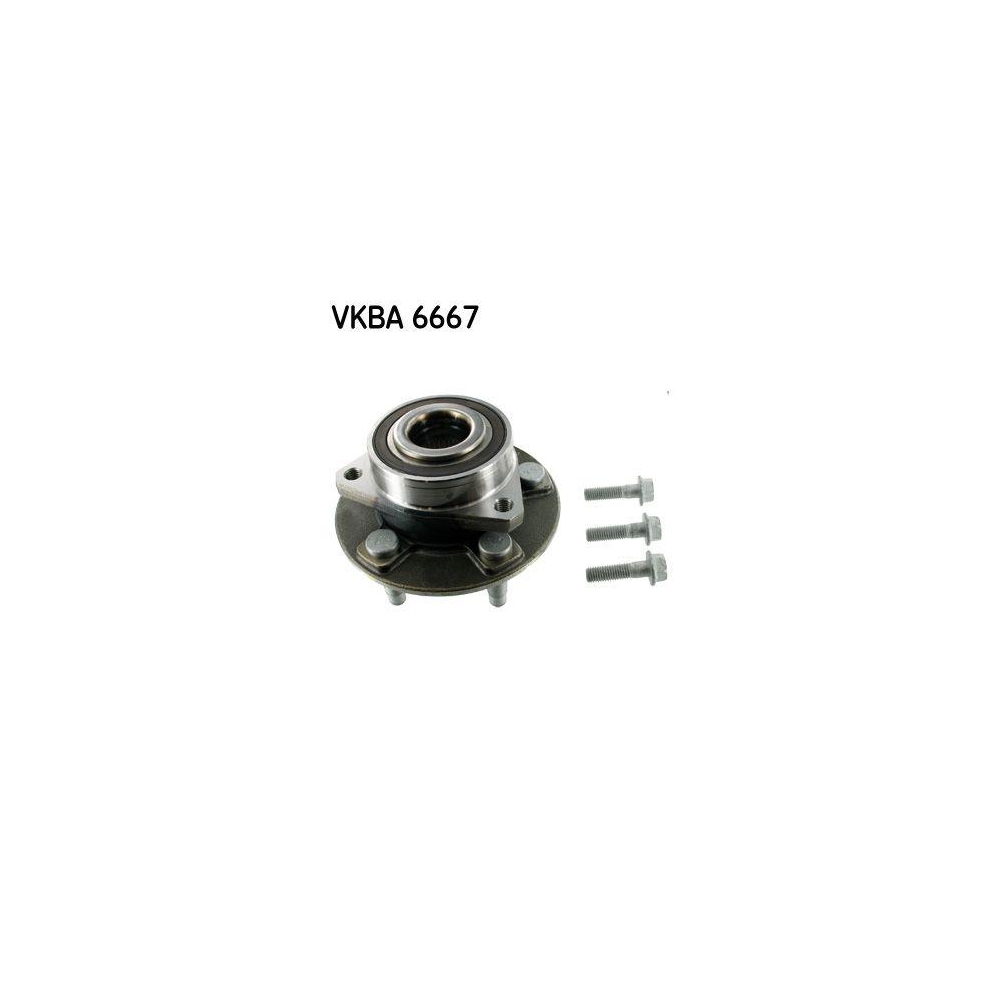 Radlagersatz SKF VKBA 6667 f&uuml;r OPEL SAAB VAUXHALL CHEVROLET SAIC MOTOR