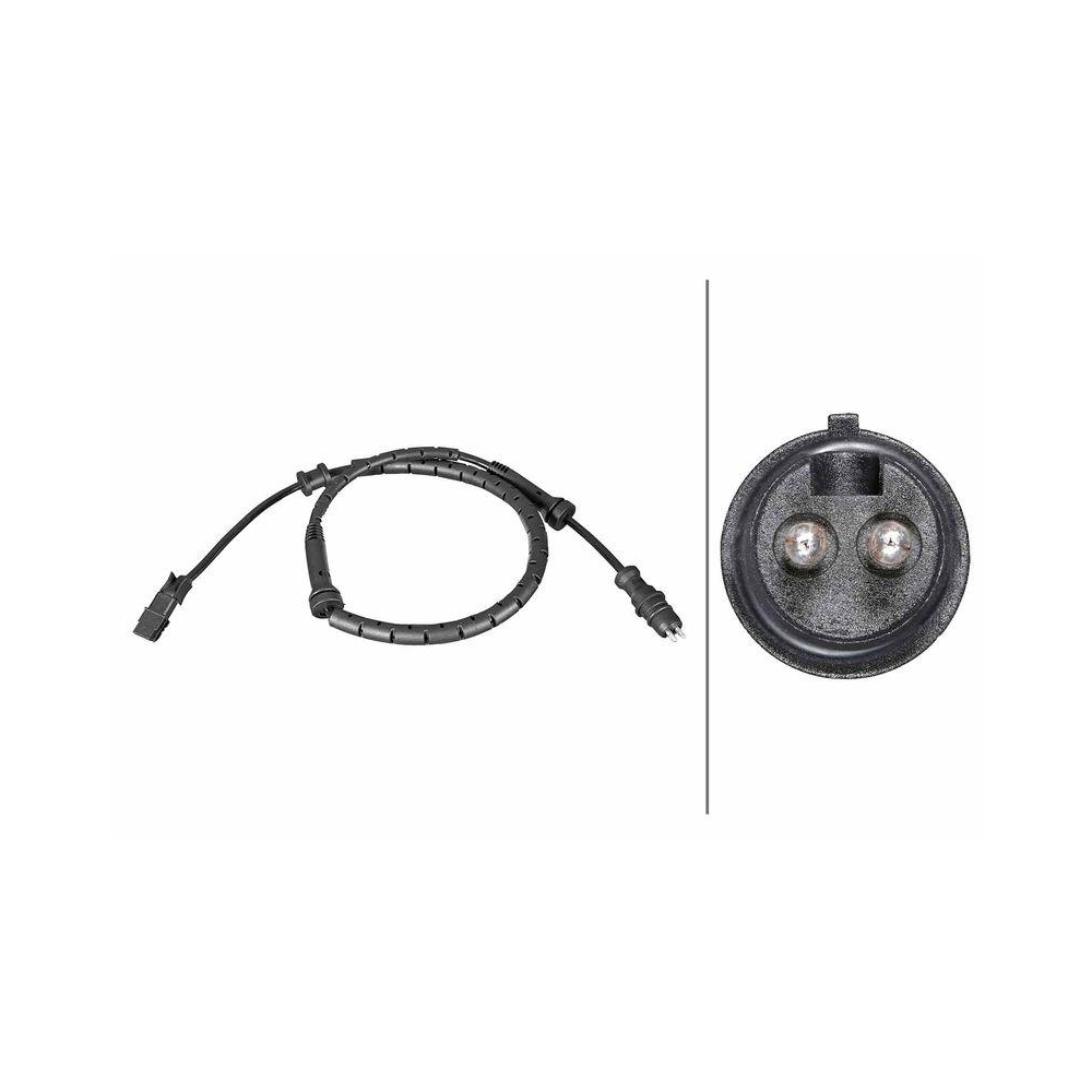 HELLA Sensor, Raddrehzahl 6PU 358 216-771 f&uuml;r RENAULT, Hinterachse