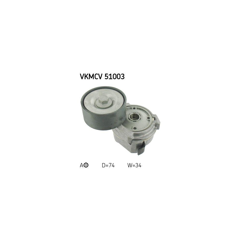 Riemenspanner, Keilrippenriemen SKF VKMCV 51003 f&uuml;r MERCEDES-BENZ, oben