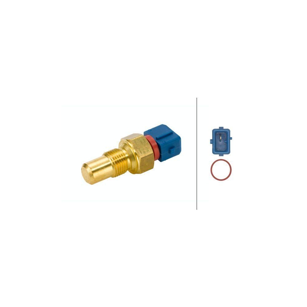 HELLA Sensor, Kühlmitteltemperatur 6PT 009 107-681 für CITROËN FIAT LANCIA