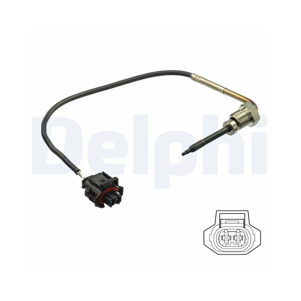 Sensor, Abgastemperatur DELPHI TS30208 für CHEVROLET