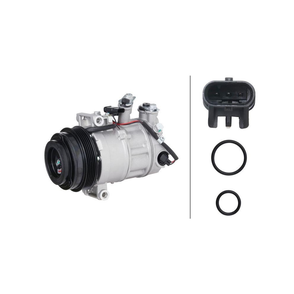 HELLA Kompressor, Klimaanlage 8FK 366 201-301 >>> Easy2Fit <<< f&uuml;r MERCEDES-BENZ