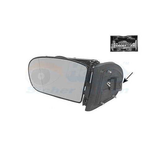 VAN WEZEL 3032827 Au&szlig;enspiegel * HAGUS * f&uuml;r MERCEDES-BENZ, links