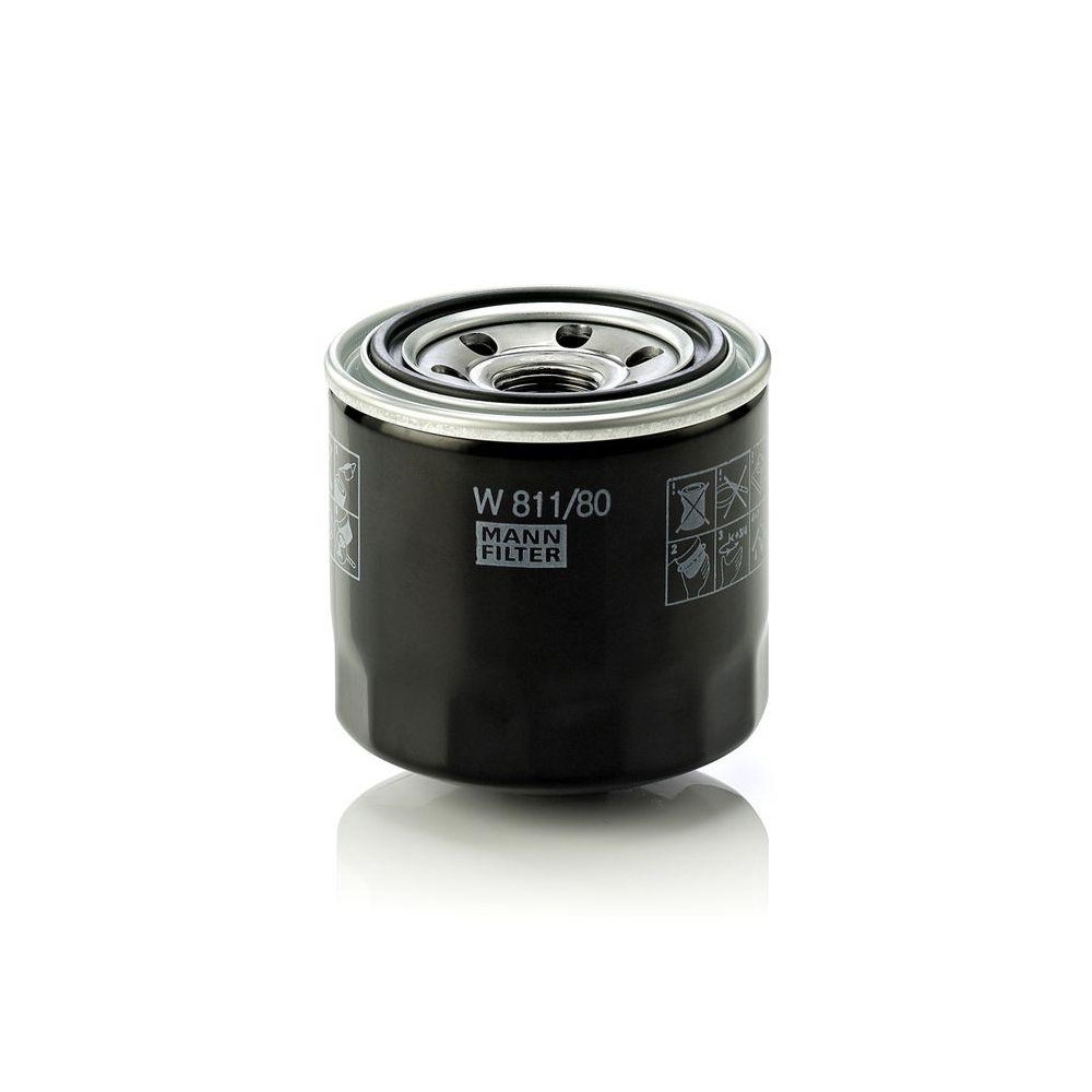 Ölfilter MANN-FILTER W 811/80 für CHRYSLER DAIHATSU FORD HONDA ISUZU MAZDA OPEL