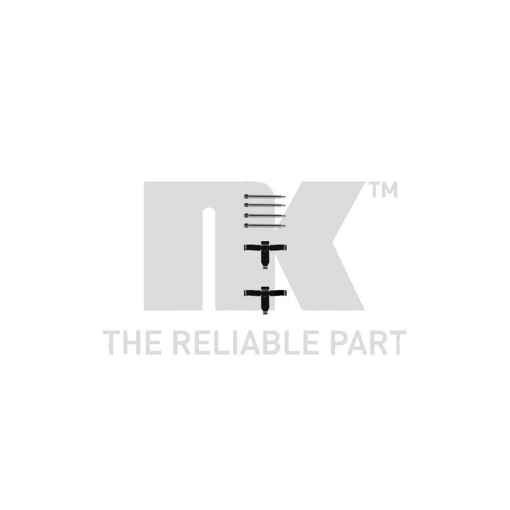 Zubeh&ouml;rsatz, Scheibenbremsbelag NK 7910127 f&uuml;r, Vorderachse