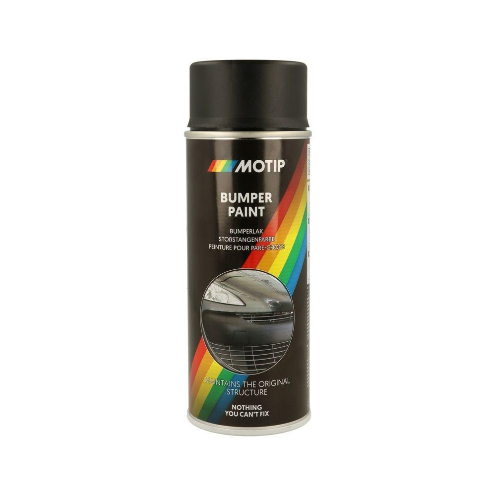 Kunststofflack MOTIP 04073 Stoßstangenspray schwarz 400 ml für