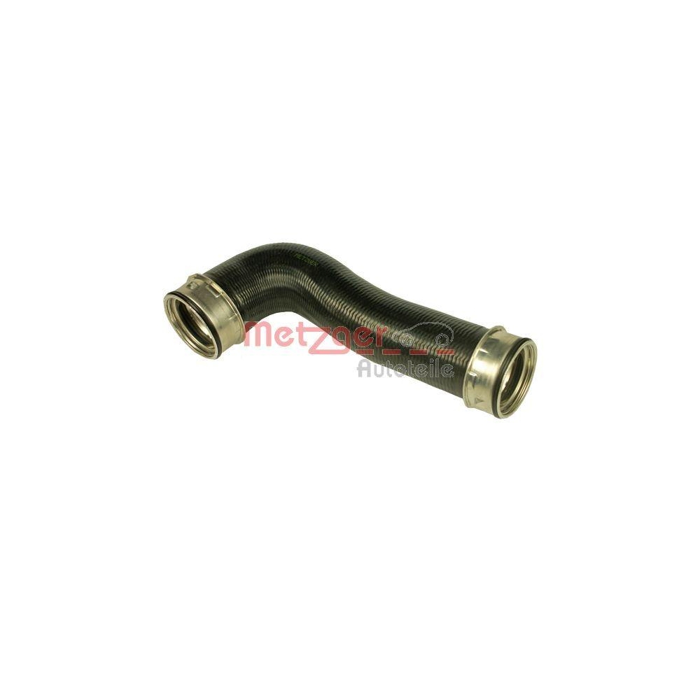 Ladeluftschlauch METZGER 2400107 f&uuml;r AUDI SEAT SKODA VW, Ladeluftk&uuml;hler, links