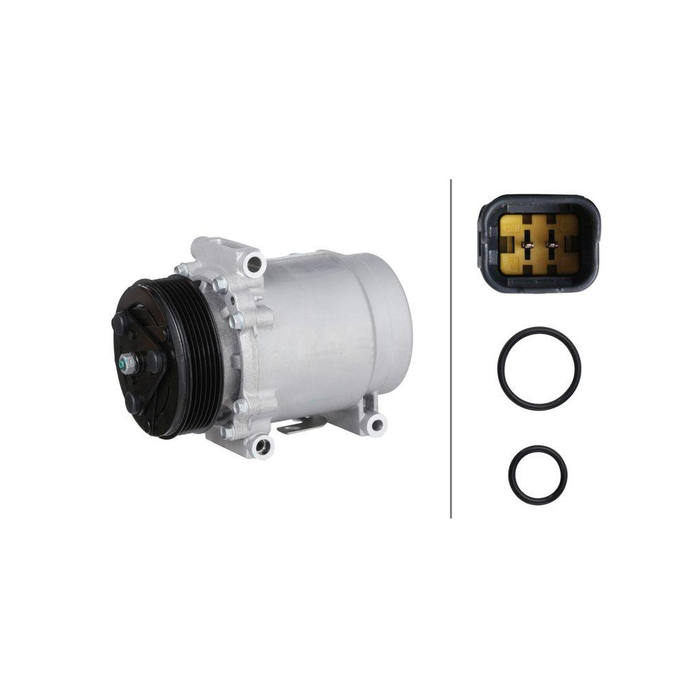 HELLA Kompressor, Klimaanlage 8FK 366 201-321 >>> Easy2Fit <<< f&uuml;r CITRO&Euml;N FIAT