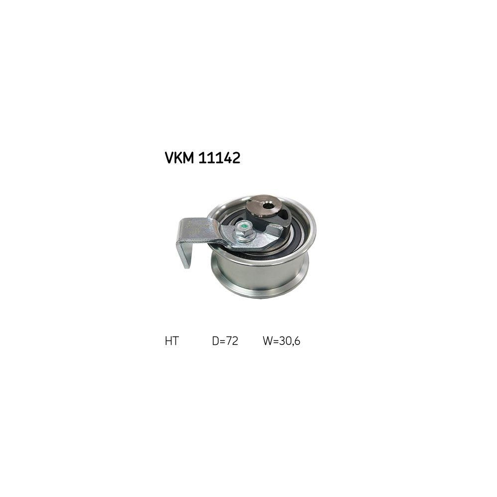 Spannrolle, Zahnriemen SKF VKM 11142 f&uuml;r AUDI FORD SEAT SKODA VW, links oben