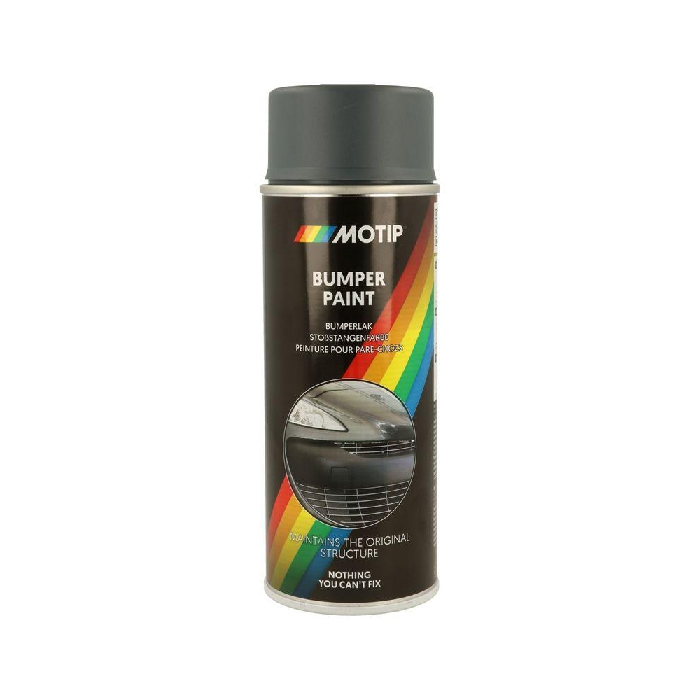 Kunststofflack MOTIP 04075 Stoßstangenspray dunkelgrau 400 ml für