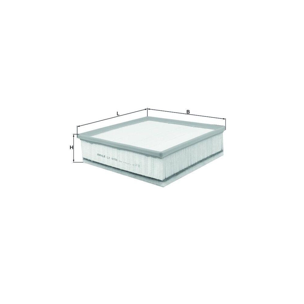 Luftfilter KNECHT LX 4038 f&uuml;r ISUZU GENERAL MOTORS