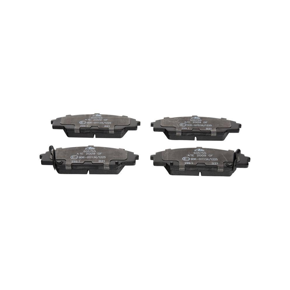 Bremsbelagsatz, Scheibenbremse ATE 13.0460-5755.2 f&uuml;r HONDA, Vorderachse