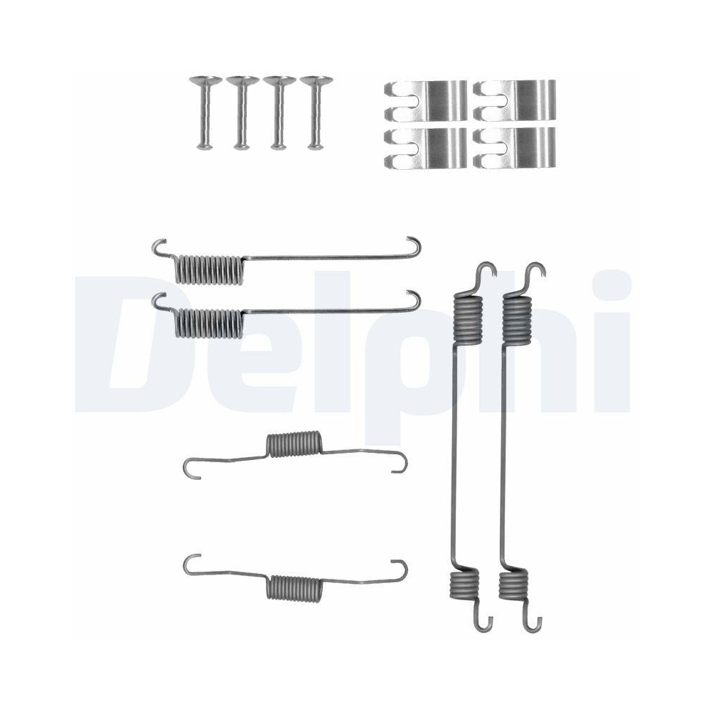 DELPHI LY1410 Zubeh&ouml;rsatz, Bremsbacken f&uuml;r, Hinterachse