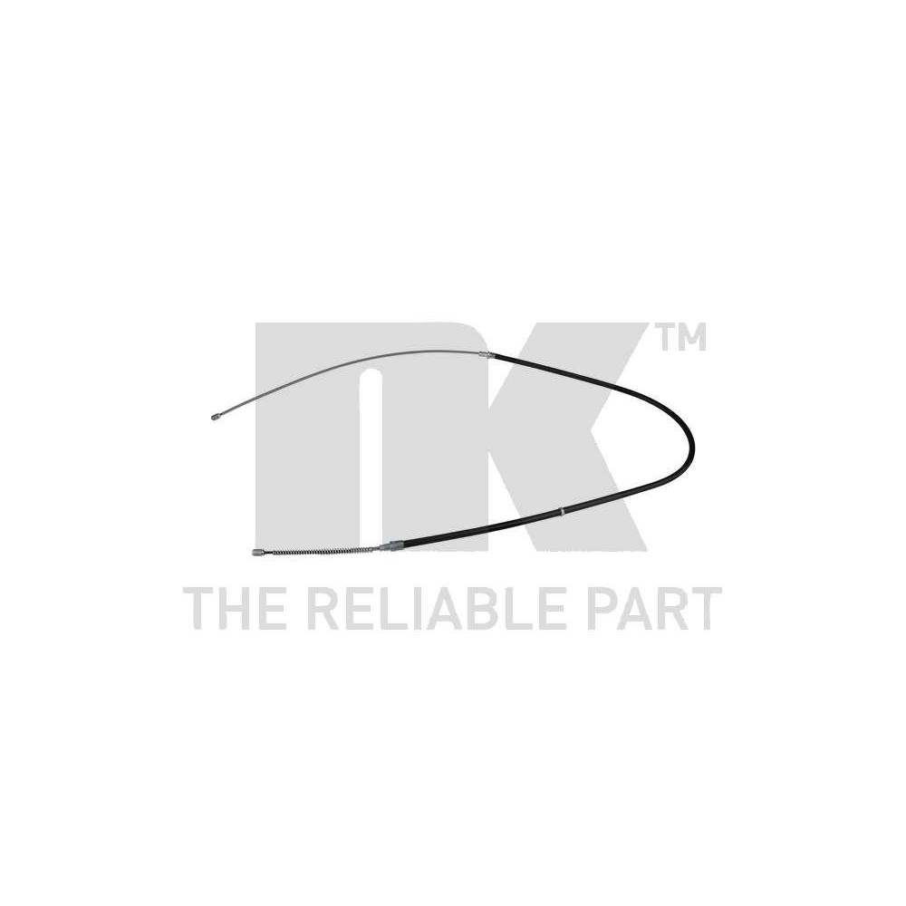 Seilzug, Feststellbremse NK 904313 für SKODA, hinten links, hinten rechts