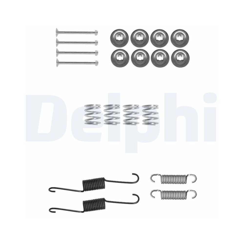 DELPHI LY1411 Zubeh&ouml;rsatz, Bremsbacken f&uuml;r, Hinterachse