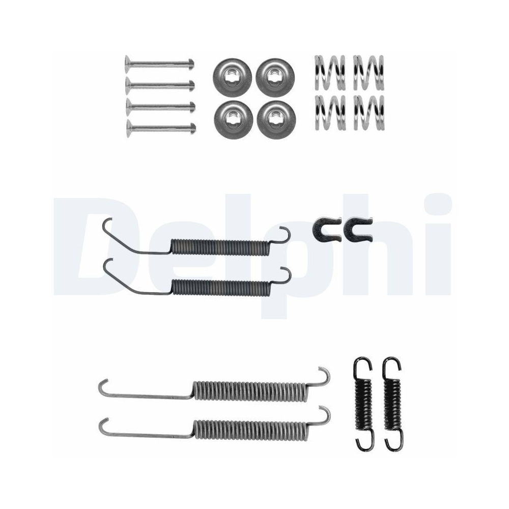 DELPHI LY1412 Zubeh&ouml;rsatz, Bremsbacken f&uuml;r, Hinterachse