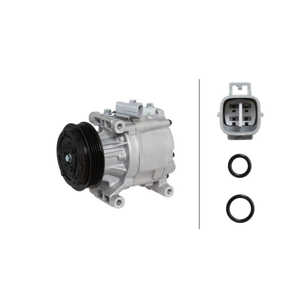 HELLA Kompressor, Klimaanlage 8FK 366 201-371 >>> Easy2Fit <<< f&uuml;r CHRYSLER FIAT