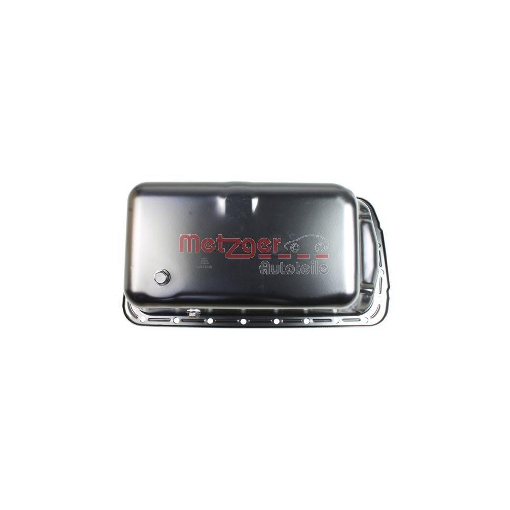 Ölwanne METZGER 7990077 für CITROËN PEUGEOT, für Fahrzeuge ohne Klimaanlage