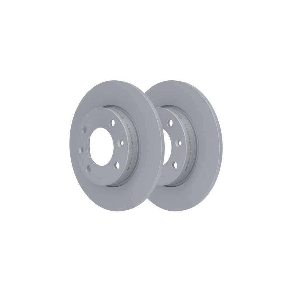 Bremsscheibe ATE 24.0109-0137.1 f&uuml;r CITRO&Euml;N PEUGEOT, Hinterachse