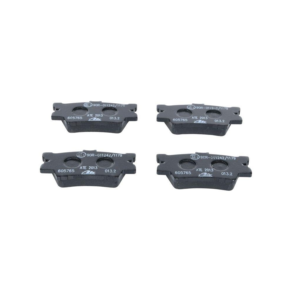 Bremsbelagsatz, Scheibenbremse ATE 13.0460-5765.2 f&uuml;r TOYOTA LEXUS, Hinterachse