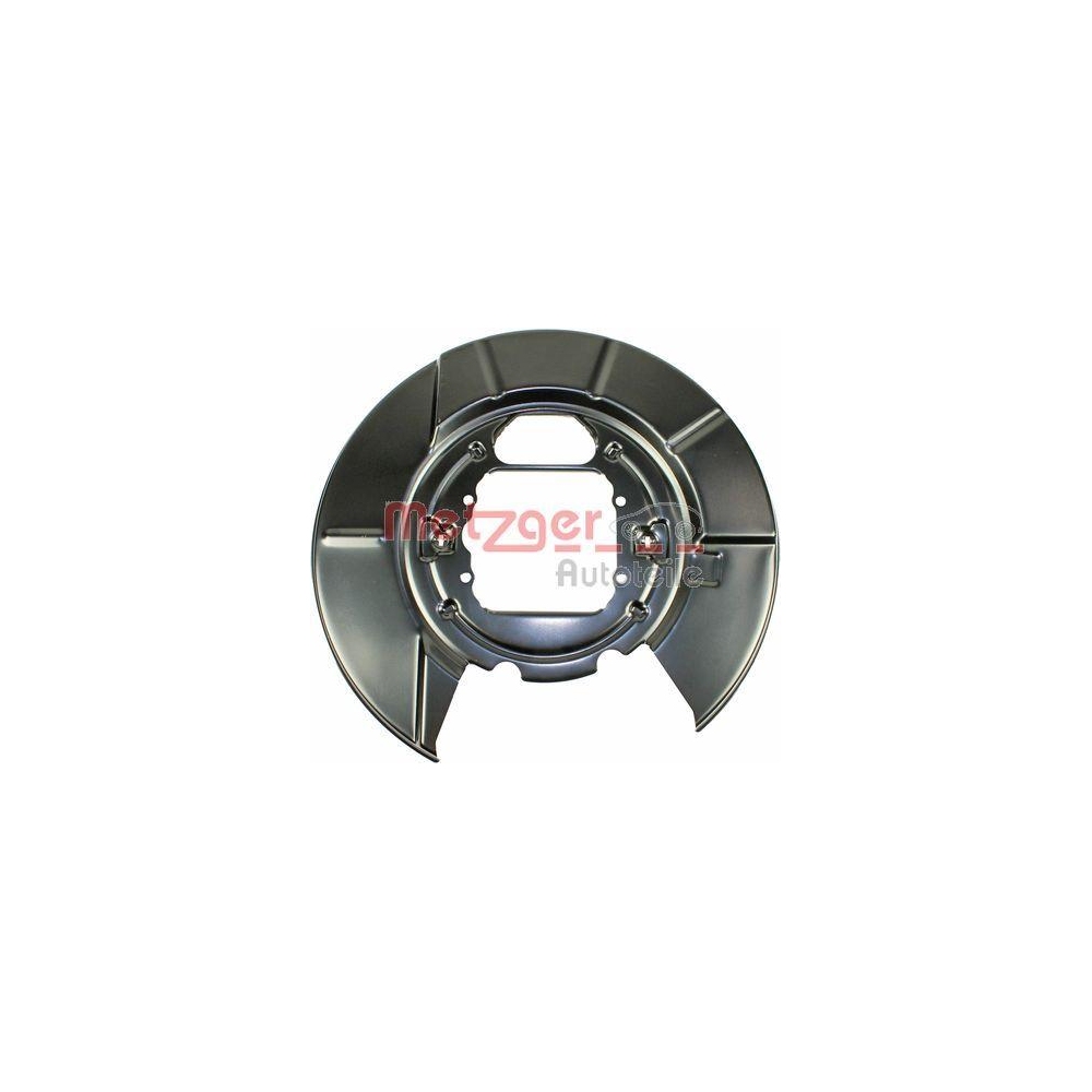 Spritzblech, Bremsscheibe METZGER 6115045 f&uuml;r BMW, Hinterachse links