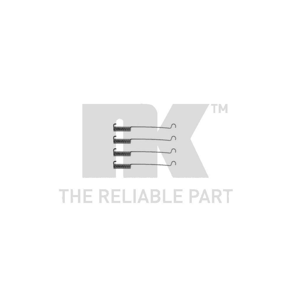 Zubeh&ouml;rsatz, Bremsbacken NK 7912575 f&uuml;r AUSTIN RELIANT, Hinterachse