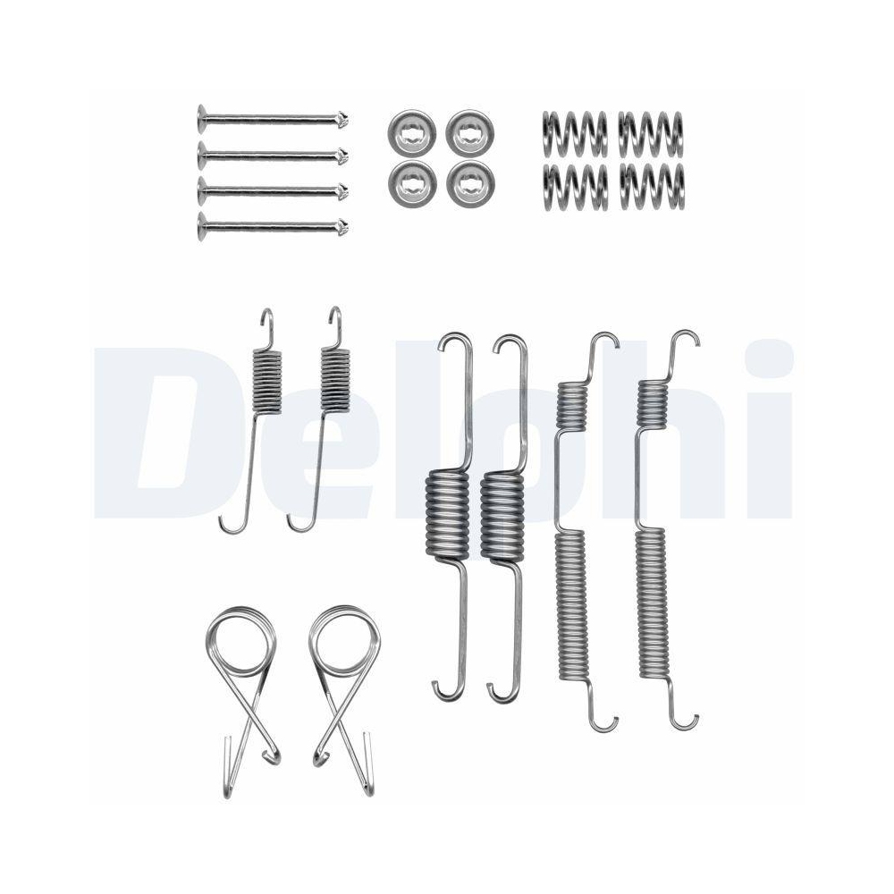 DELPHI LY1415 Zubeh&ouml;rsatz, Bremsbacken f&uuml;r, Hinterachse