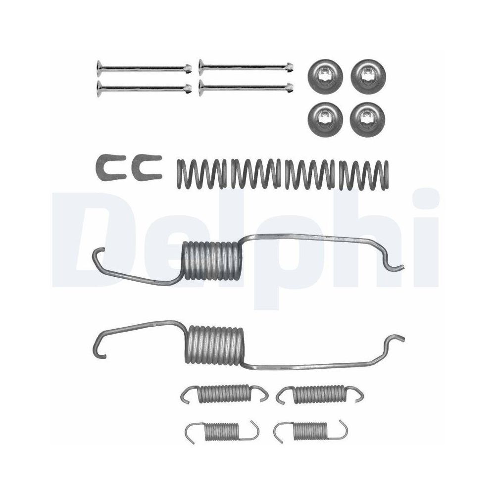 DELPHI LY1416 Zubeh&ouml;rsatz, Bremsbacken f&uuml;r TOYOTA, Hinterachse