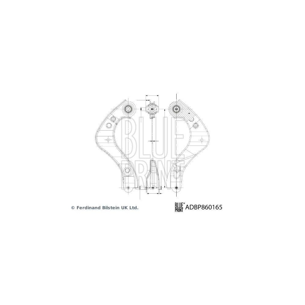 Lenker, Radaufh&auml;ngung BLUE PRINT ADBP860165 f&uuml;r SUZUKI TOYOTA, oben