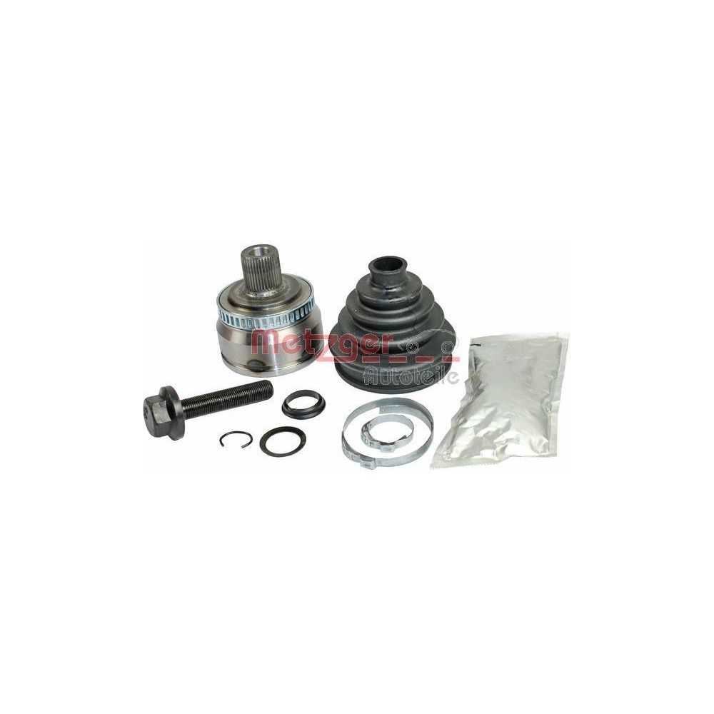 Gelenksatz, Antriebswelle METZGER 7110092 f&uuml;r VAG, Vorderachse links, radseitig