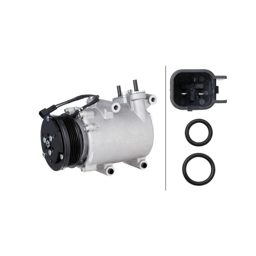 HELLA Kompressor, Klimaanlage 8FK 366 201-431 >>> Easy2Fit <<< für FORD VOLVO