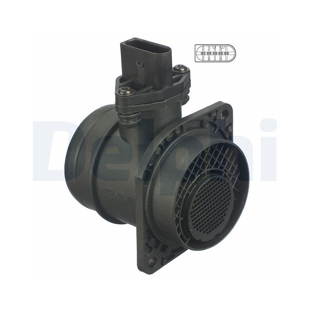 DELPHI AF10258-12B1 Luftmassenmesser f&uuml;r AUDI FORD SEAT SKODA VW VAG