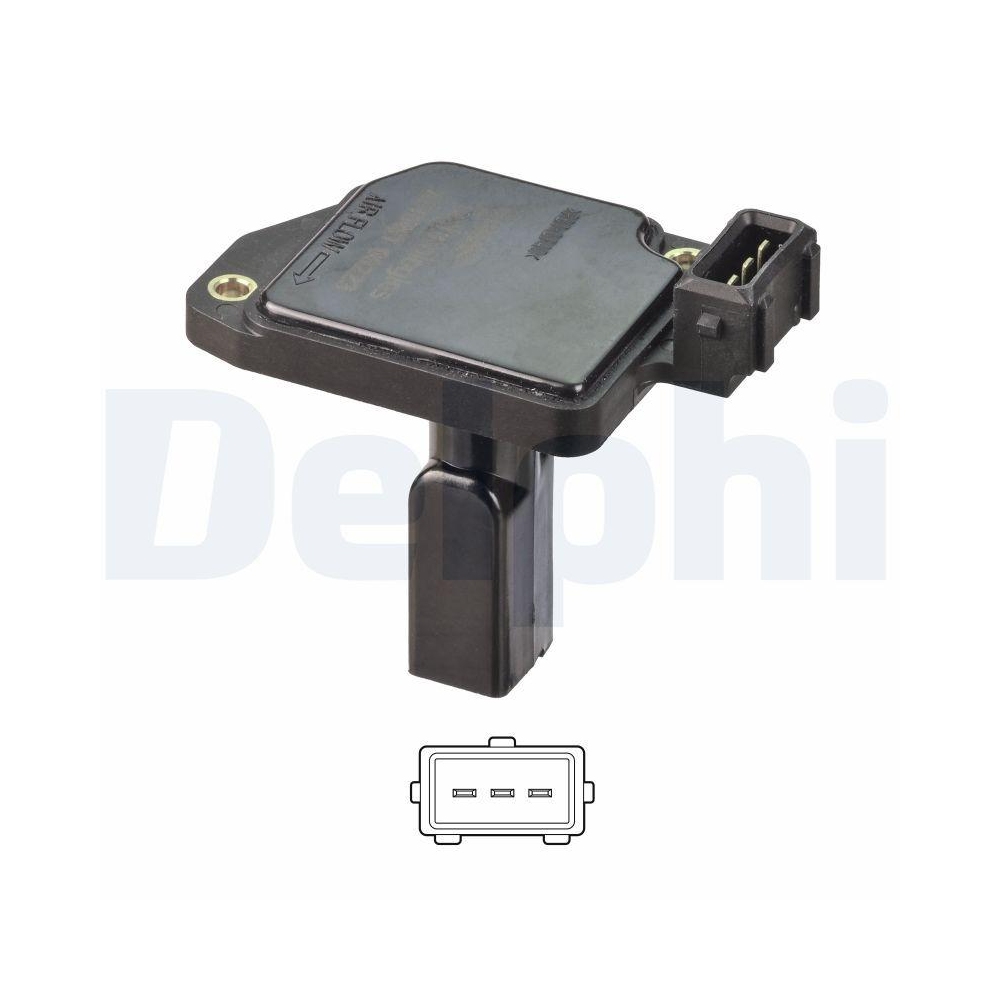 DELPHI AF10491-12B1 Luftmassenmesser für AUDI VW