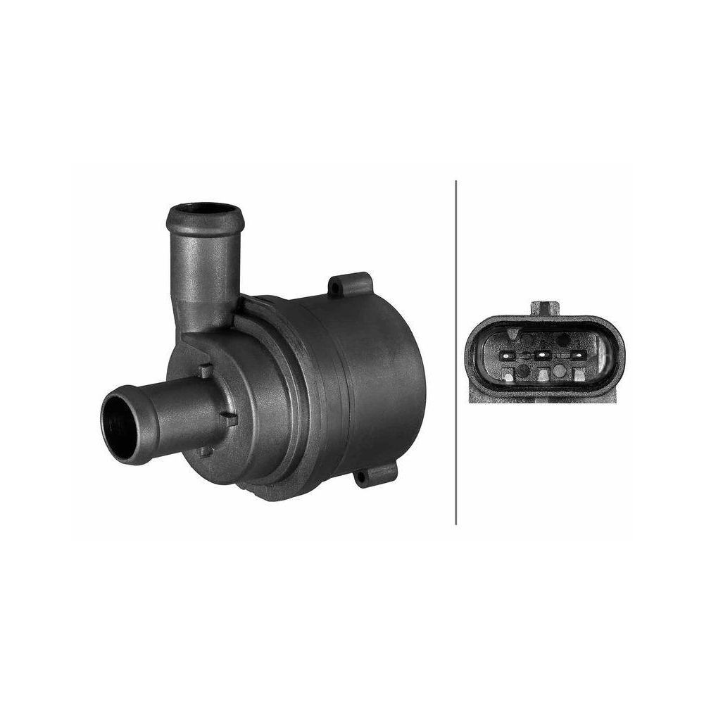 HELLA Zusatzwasserpumpe (K&uuml;hlwasserkreislauf) 8TW 358 313-301 f&uuml;r PORSCHE VW