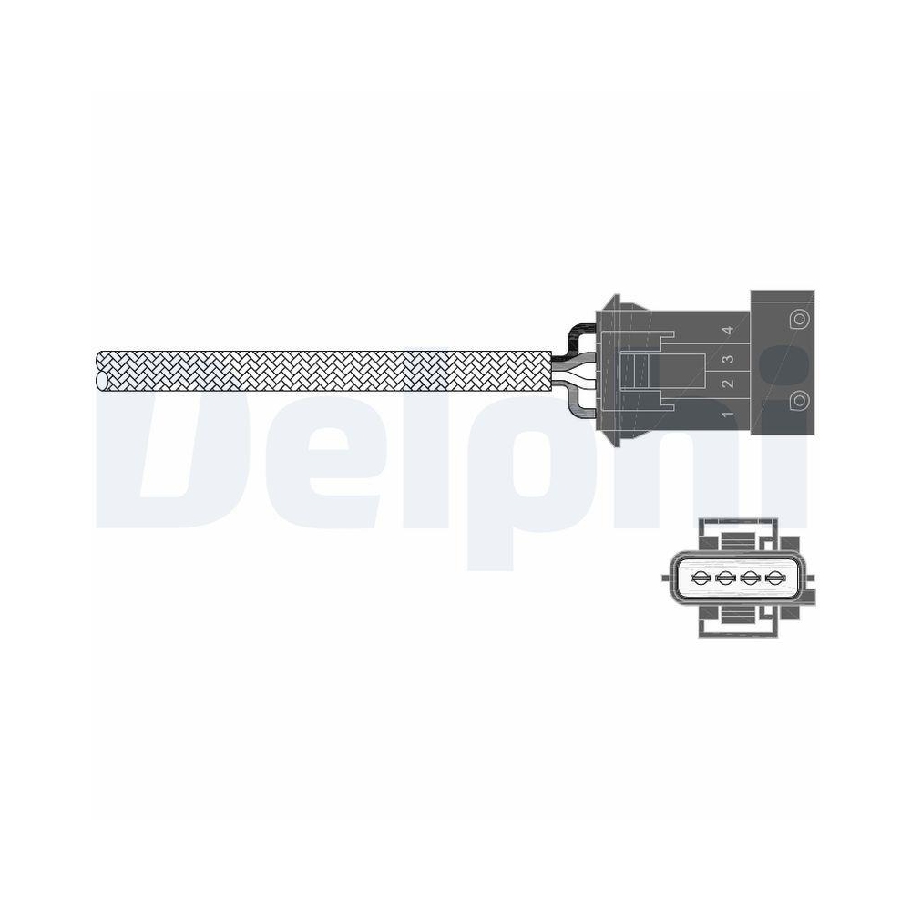 DELPHI ES20341-12B1 Lambdasonde f&uuml;r VOLVO, nach Katalysator