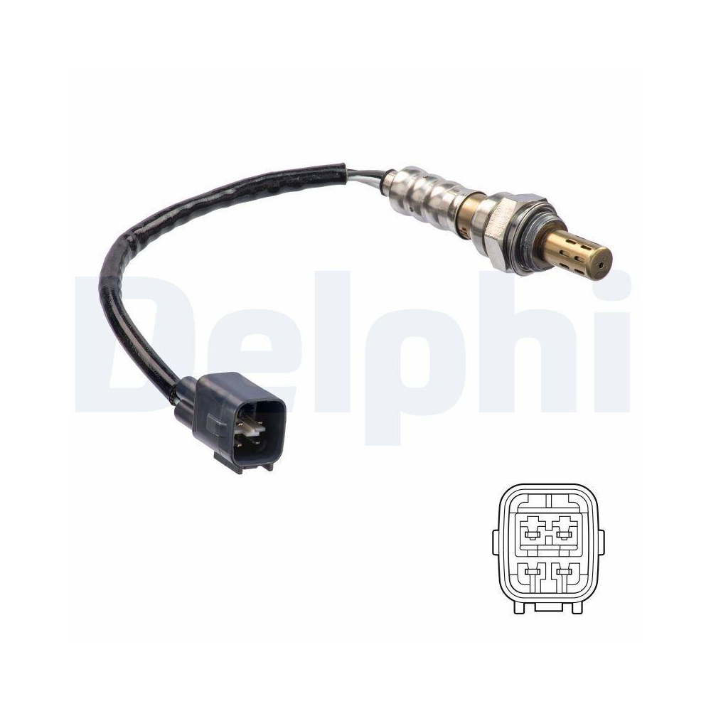 DELPHI ES21176-12B1 Lambdasonde f&uuml;r TOYOTA, nach Katalysator