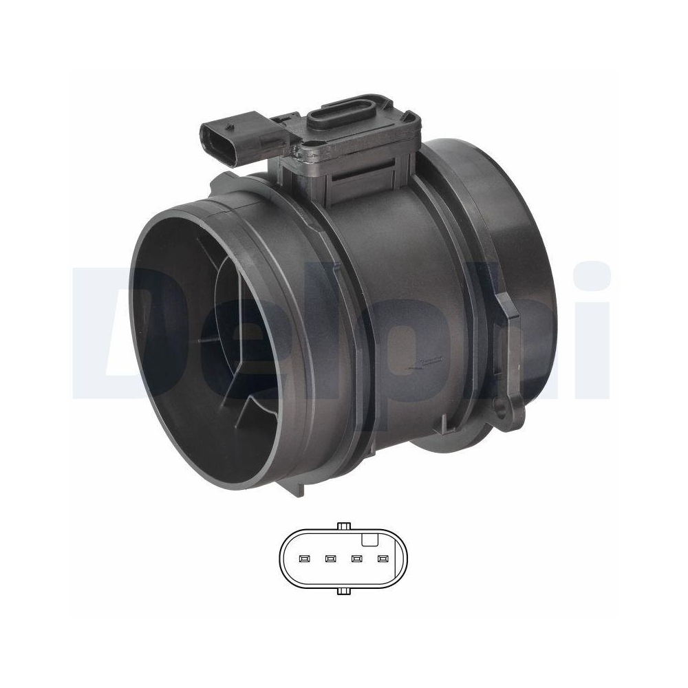 DELPHI AF10771-12B1 Luftmassenmesser f&uuml;r SKODA VW