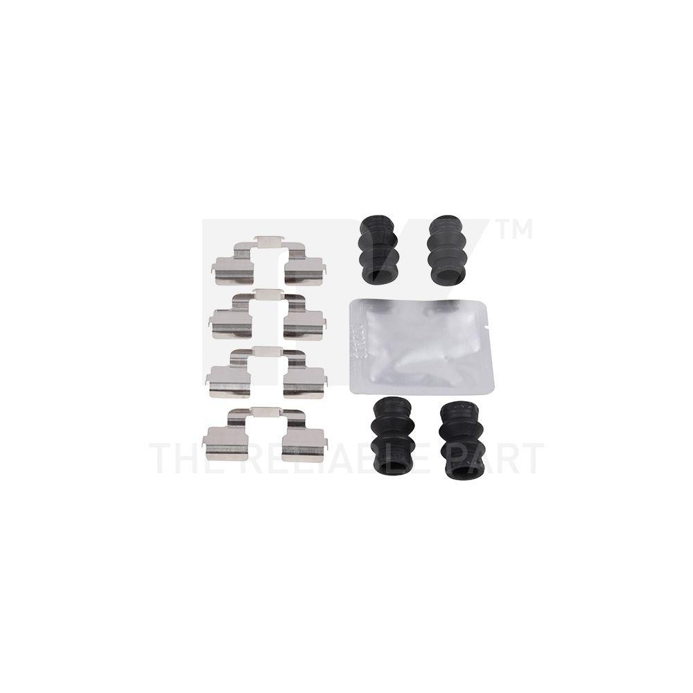 Zubehörsatz, Scheibenbremsbelag NK 79371797 für, Hinterachse