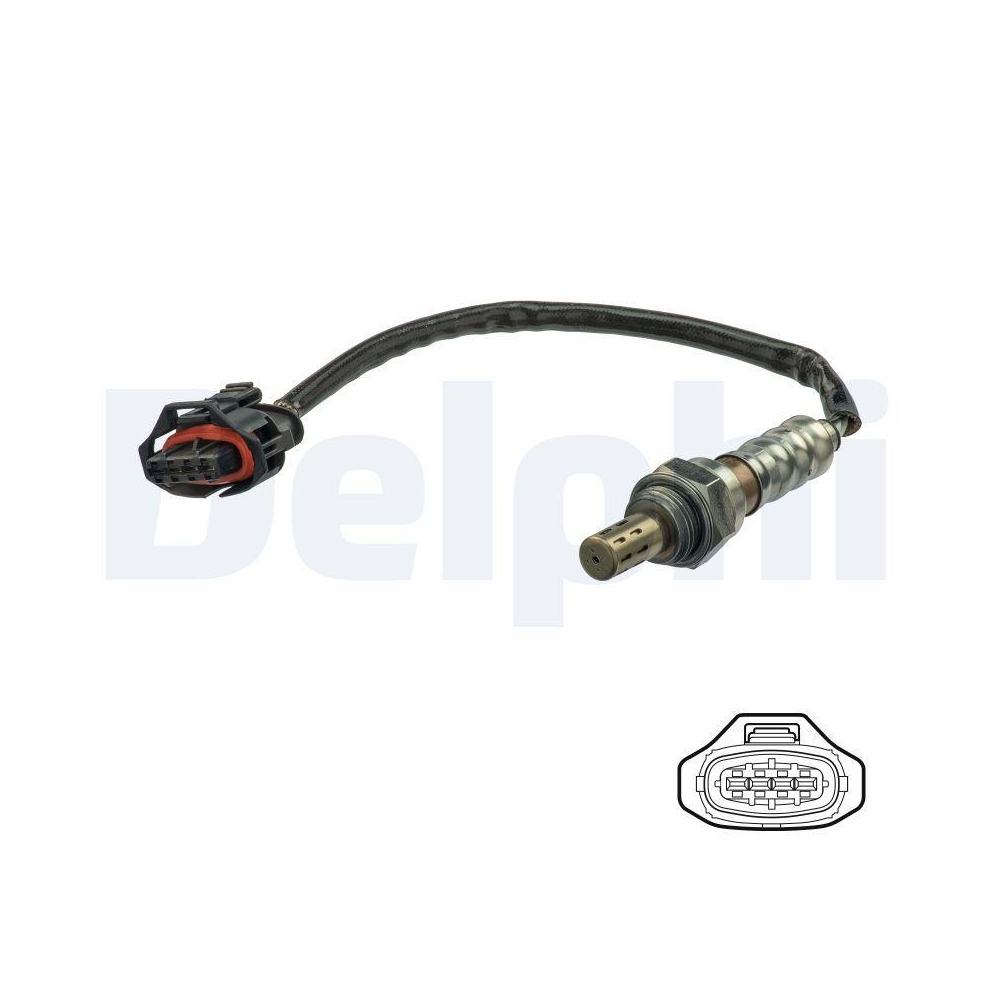 DELPHI ES21177-12B1 Lambdasonde f&uuml;r OPEL VAUXHALL, nach Katalysator