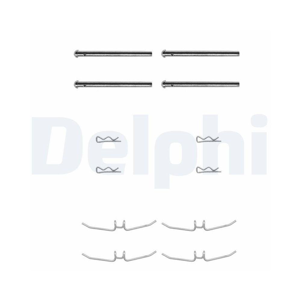 DELPHI LX0001 Zubeh&ouml;rsatz, Scheibenbremsbelag f&uuml;r VOLVO, Hinterachse