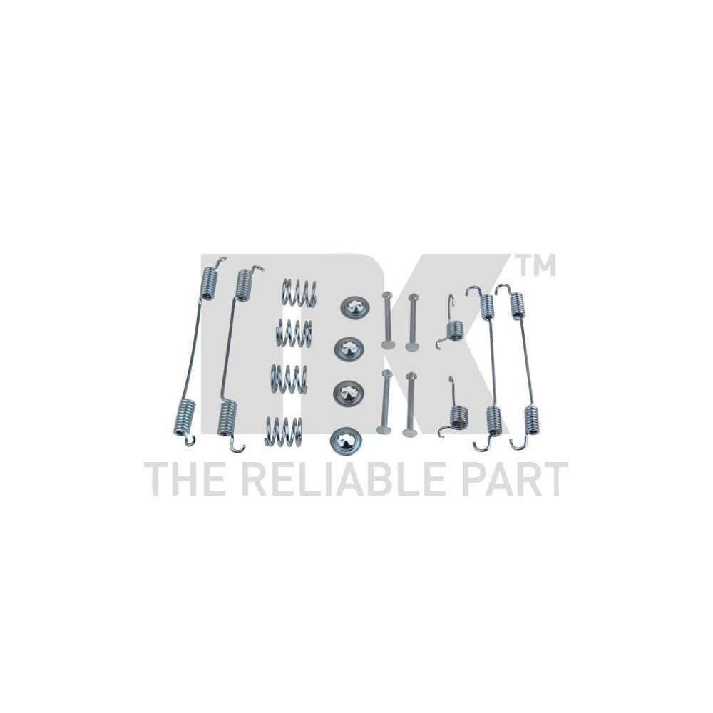 Zubeh&ouml;rsatz, Bremsbacken NK 79390021 f&uuml;r RENAULT DACIA, Hinterachse