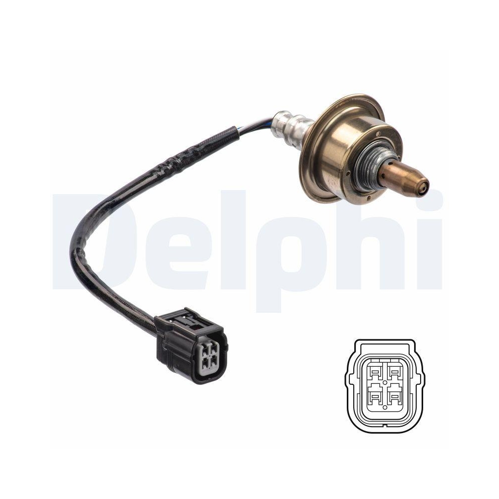 Lambdasonde DELPHI ES21178-12B1 für HONDA, vor Katalysator