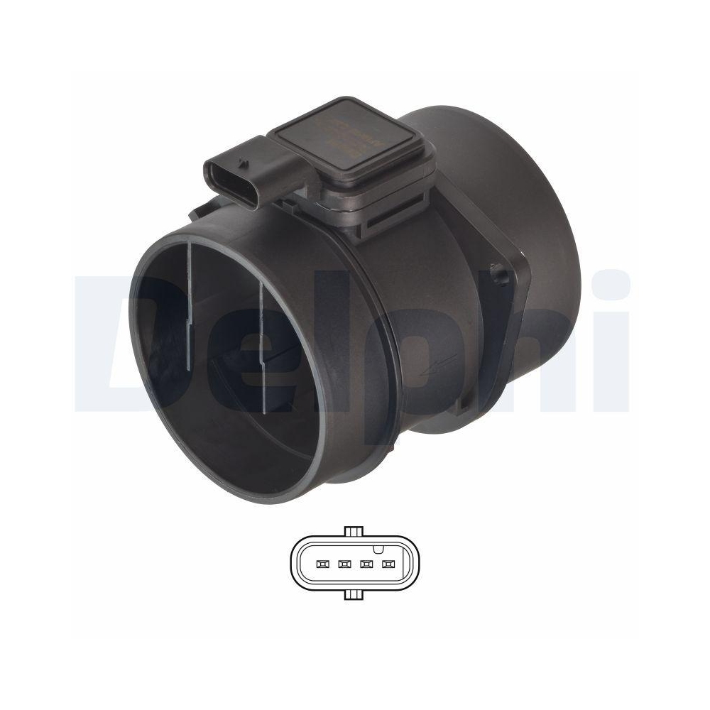 DELPHI AF10676-12B1 Luftmassenmesser f&uuml;r MERCEDES-BENZ