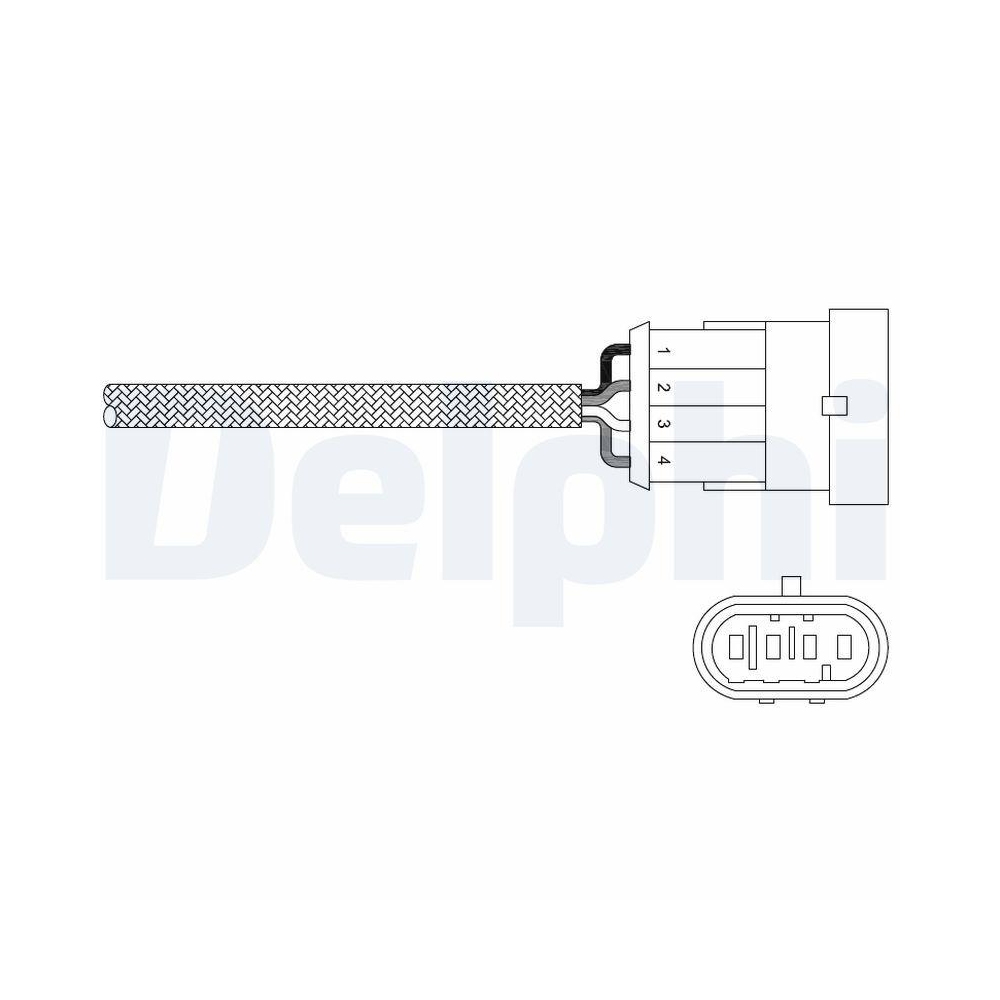 DELPHI ES20344-12B1 Lambdasonde für ALFA ROMEO FIAT LANCIA, links, rechts, vorne