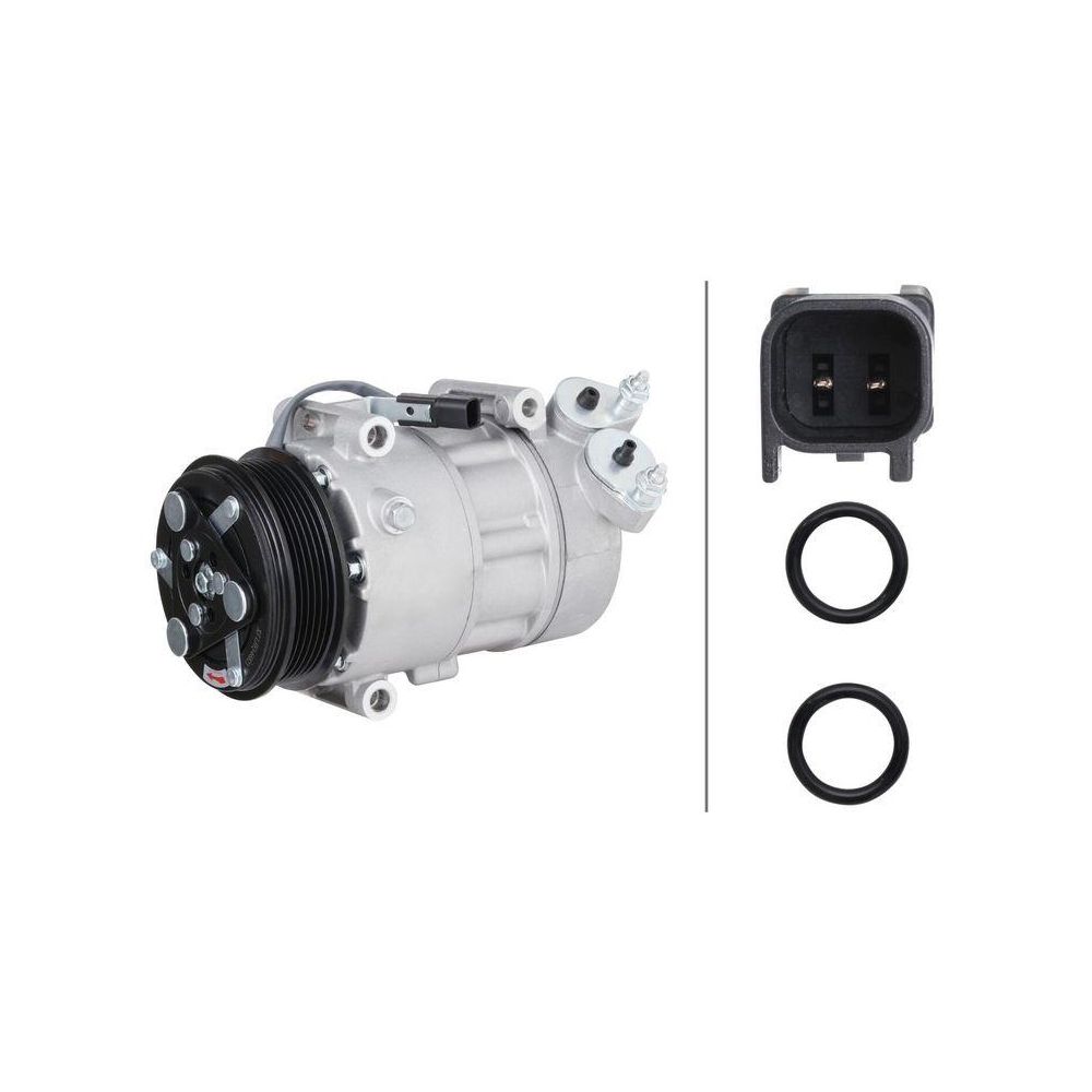 HELLA Kompressor, Klimaanlage 8FK 366 201-491 >>> Easy2Fit <<< f&uuml;r FORD